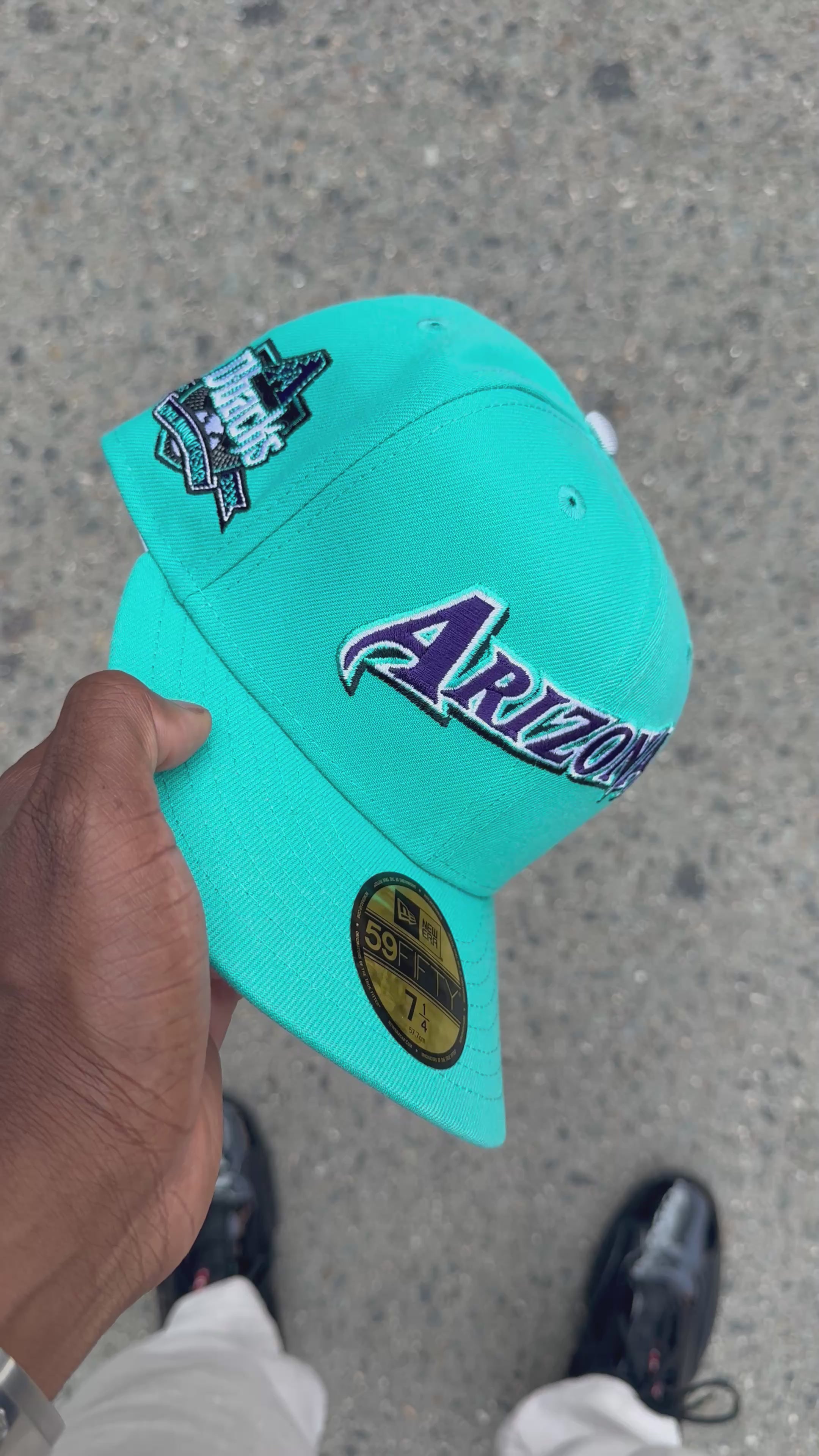 Arizona Diamond Backs All Teal Purple Logo Lavender UV