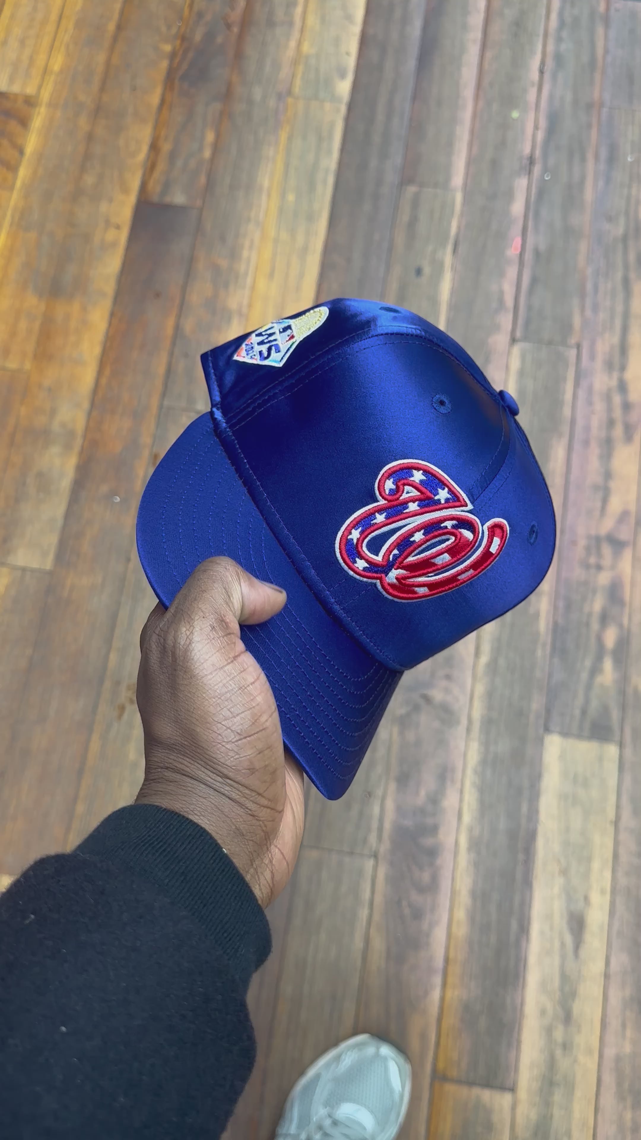 Washington Nationals Royal Blue Satin 2019 World Series