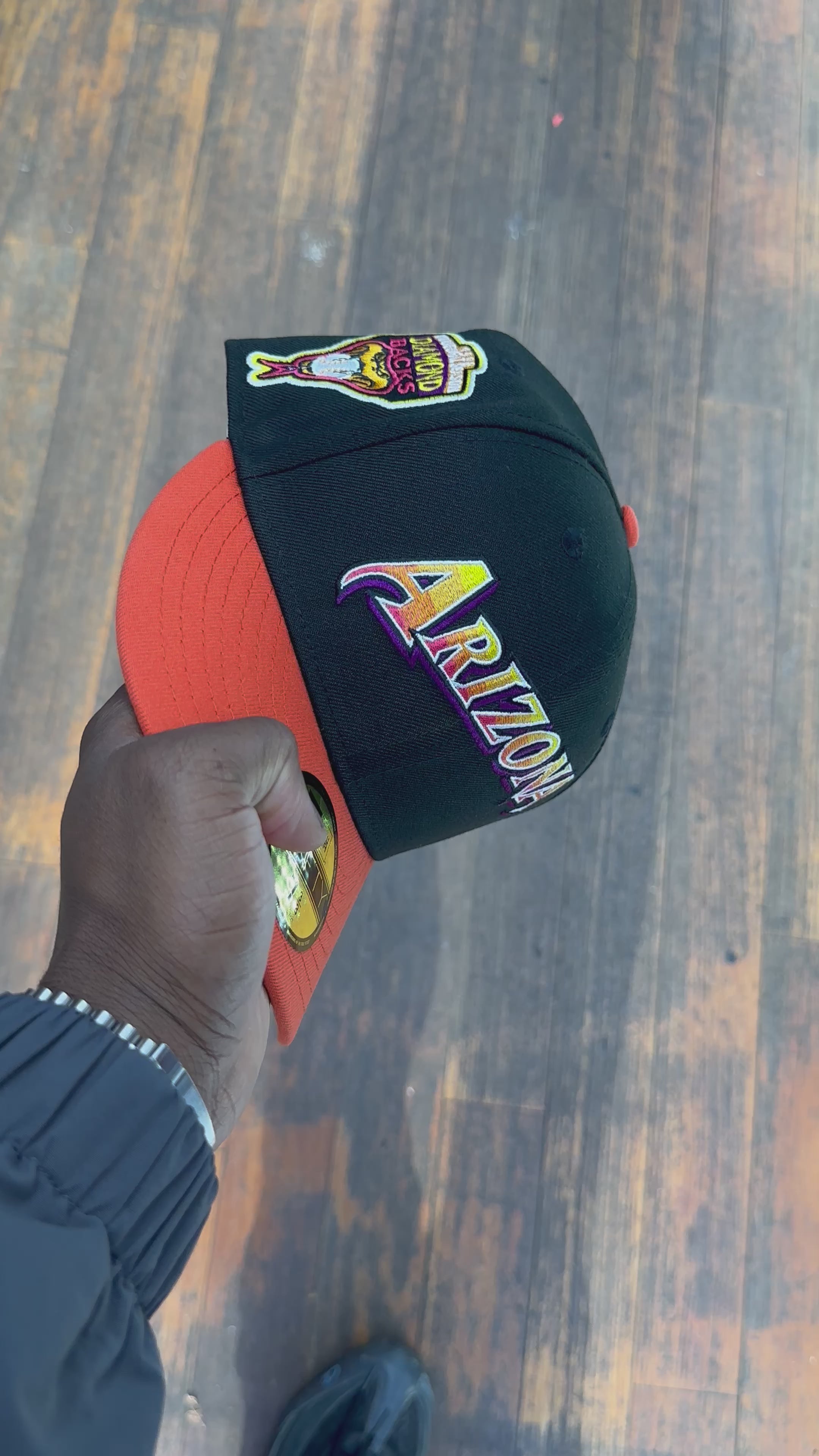 Arizona Diamond Backs Black and Orange 1998 INAG