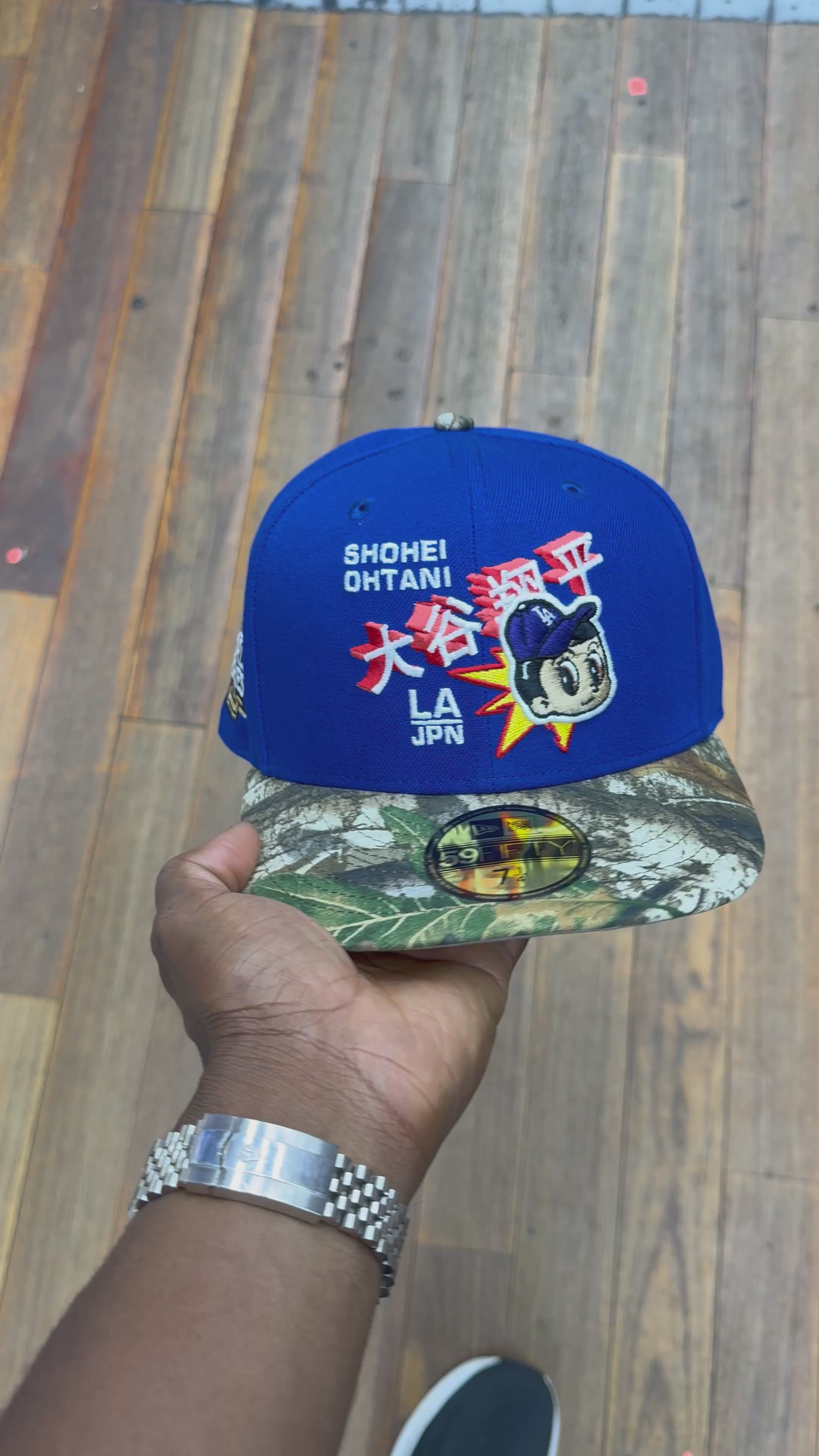 Los Angeles Dodgers Royal Blue and Real Tree OHTANI 2024 World Series