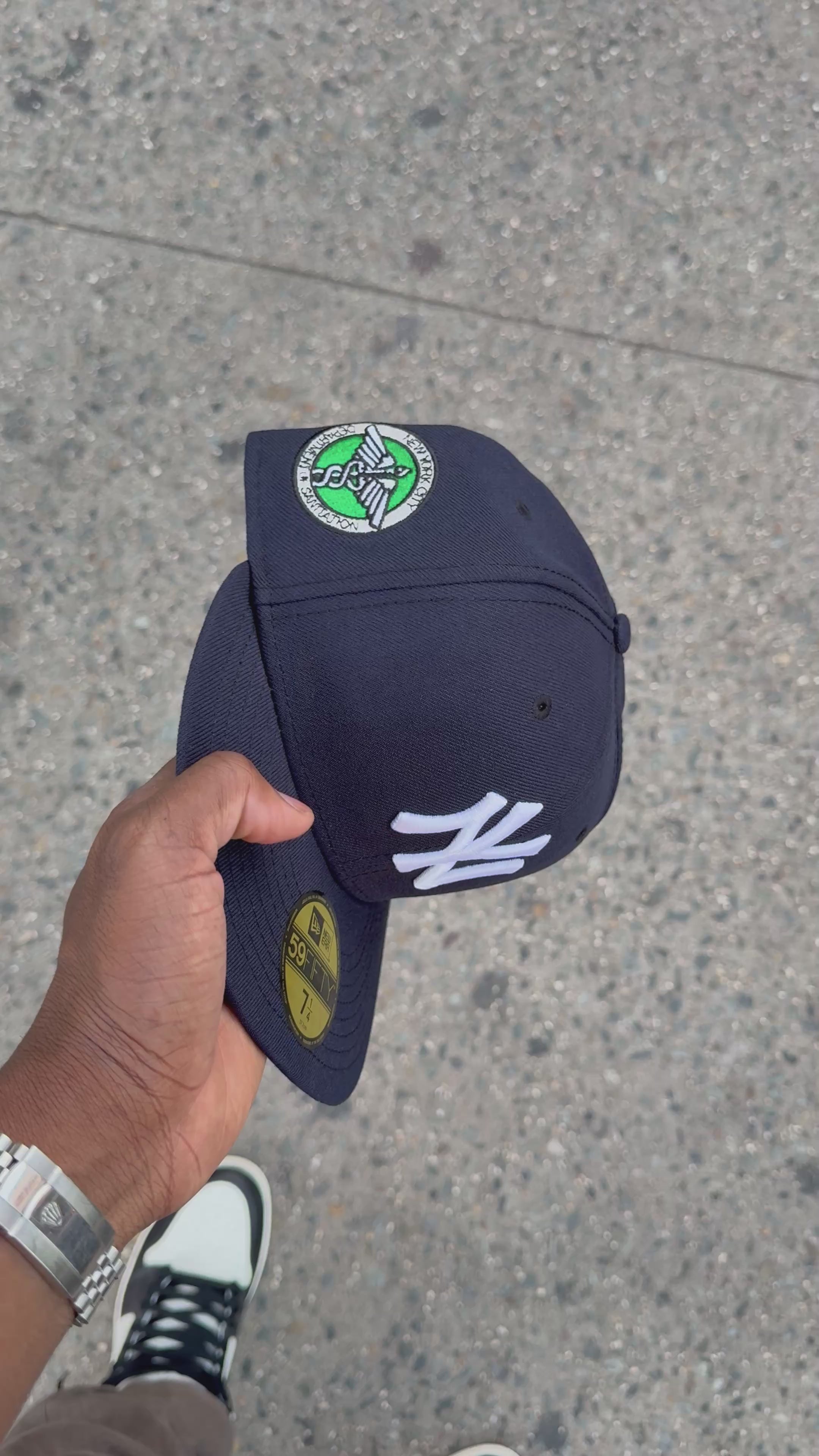 New York Yankees Navy Department Of Sanitation Green UV
