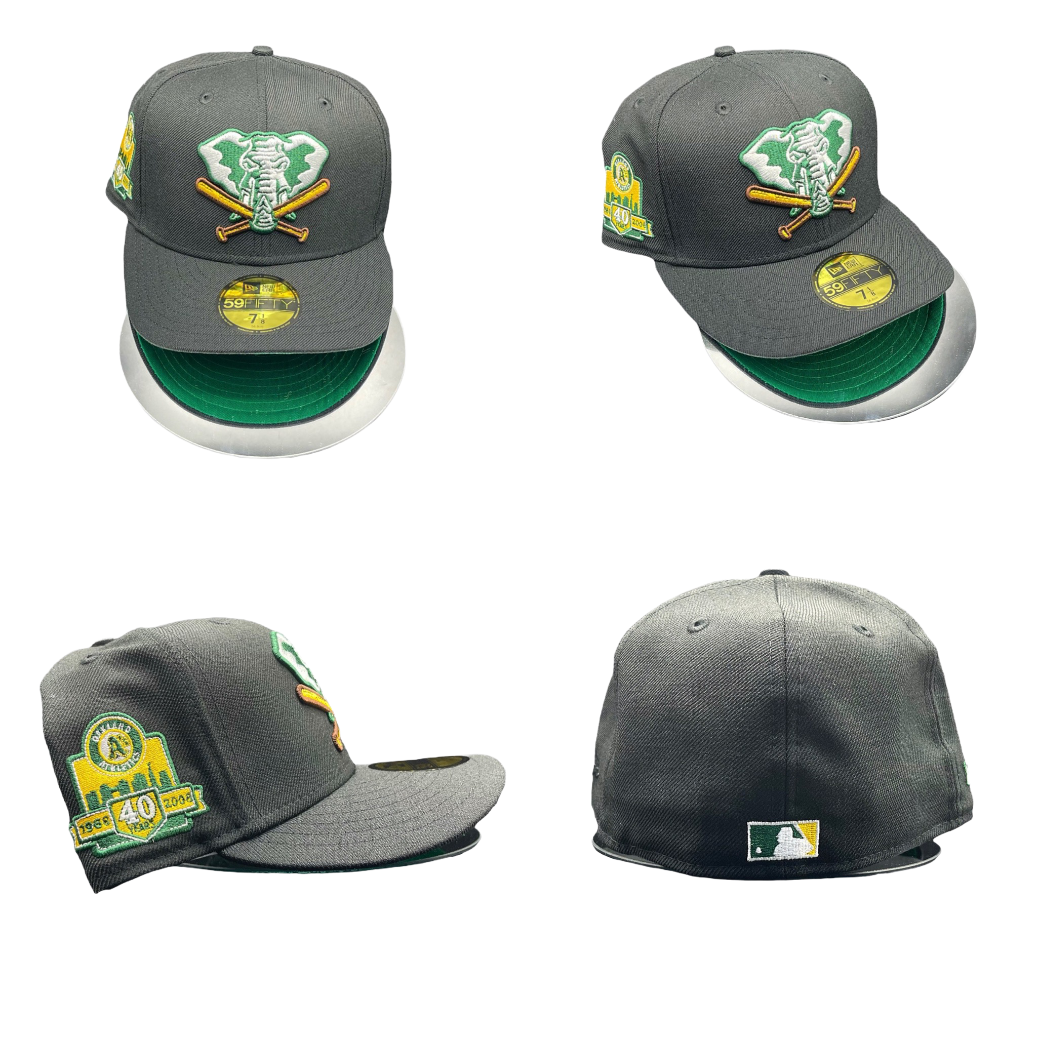 Oakland Athletics Black Stomper Green UV 40TH