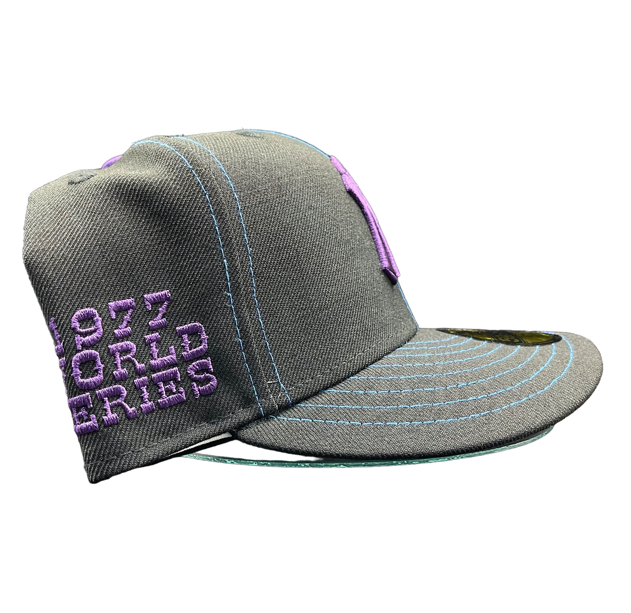 NY. YANKEES BLACK + PURPLE GREY UV